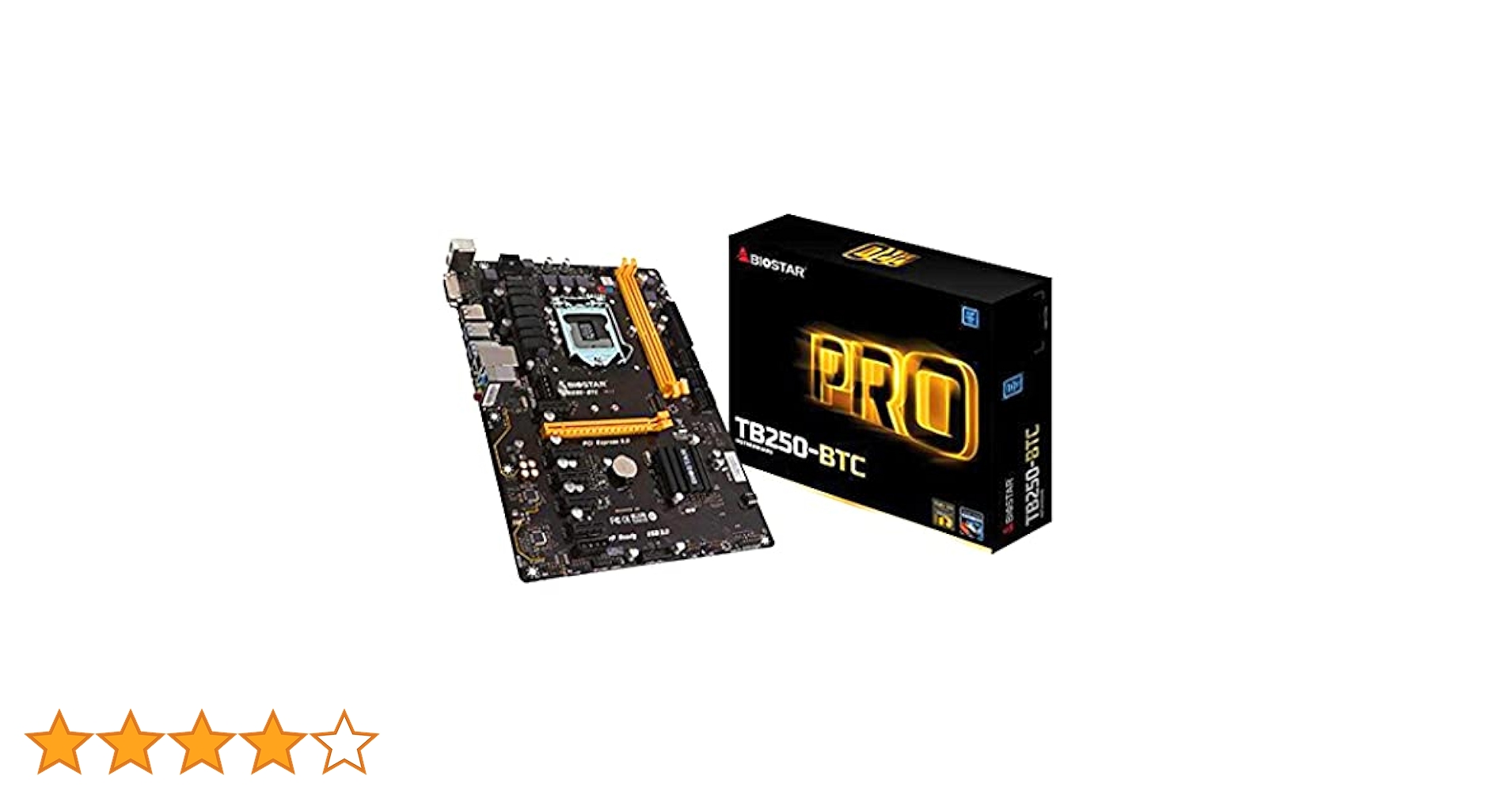 Amazon | Biostar Motherboard TB250-BTC PRO Core i7/i5/i3